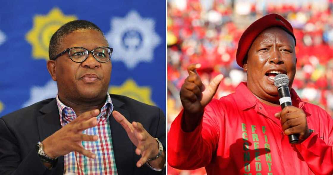 South Africans are comparing Fikile Mbalula and Julius Malema