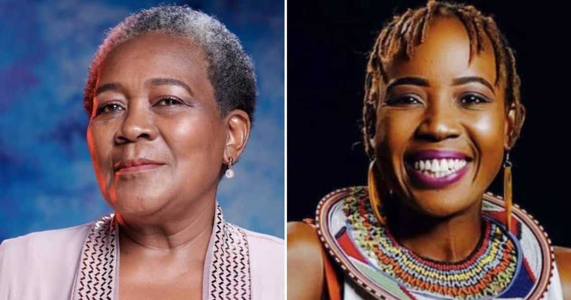 Ntsiki Mzawi reacts after meeting Connie Chiume Ntsiki Mzawi reacts after meeting Connie Chiume