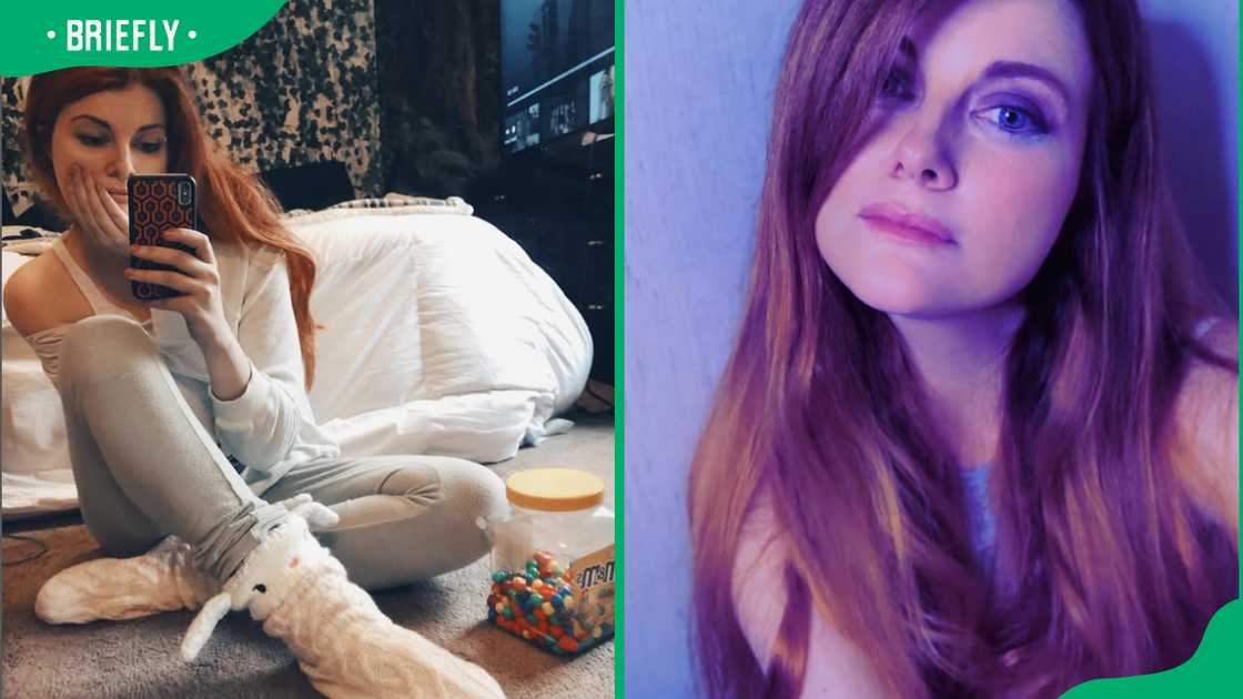 Sarah Beattie posing for Instagram. Sarah Beattie posing for Instagram.