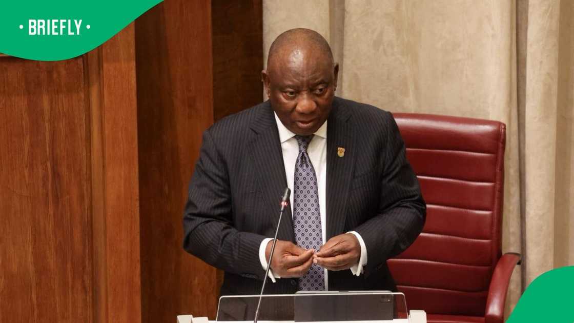 President Cyril Ramaphosa spoke about his alleged relationship with Hangwani Maumela President Cyril Ramaphosa spoke about his alleged relationship with Hangwani Maumela