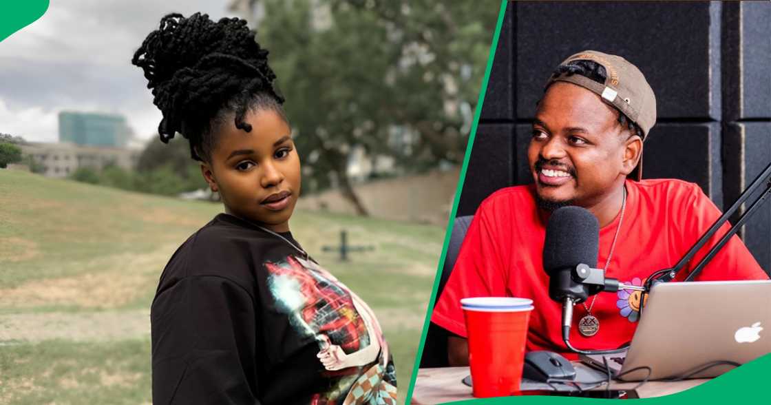 Mac G claimed that Sir Trill is not Nkosazana Daughter's baby daddy Mac G claimed that Sir Trill is not Nkosazana Daughter's baby daddy