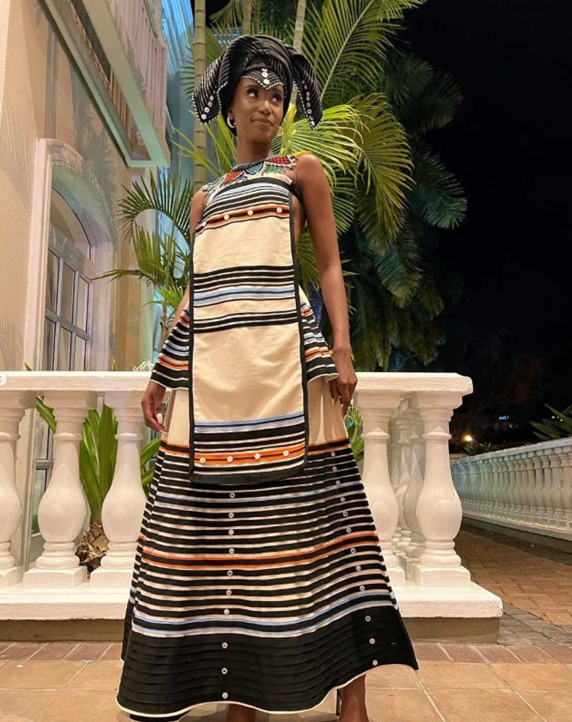 Zozibini Tunzi often wears Xhosa dresses Zozibini Tunzi often wears Xhosa dresses