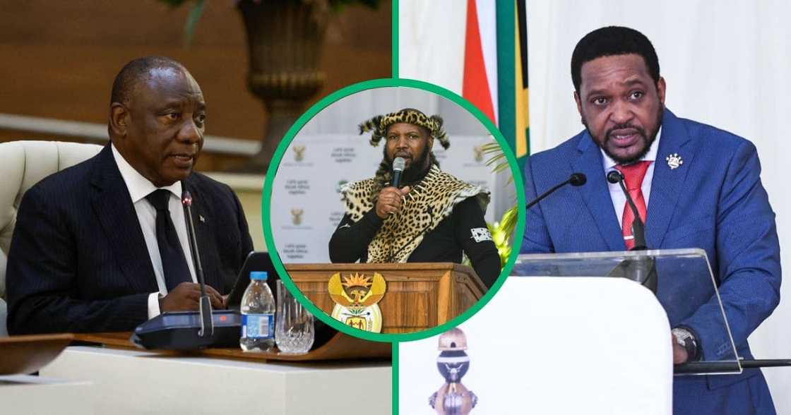 Siboniso Duma apologised to King Misuzulu kaZwelethini and Cyril Ramaphosa for witnessing his mic-grabbing incident Siboniso Duma apologised to King Misuzulu kaZwelethini and Cyril Ramaphosa for witnessing his mic-grabbing incident