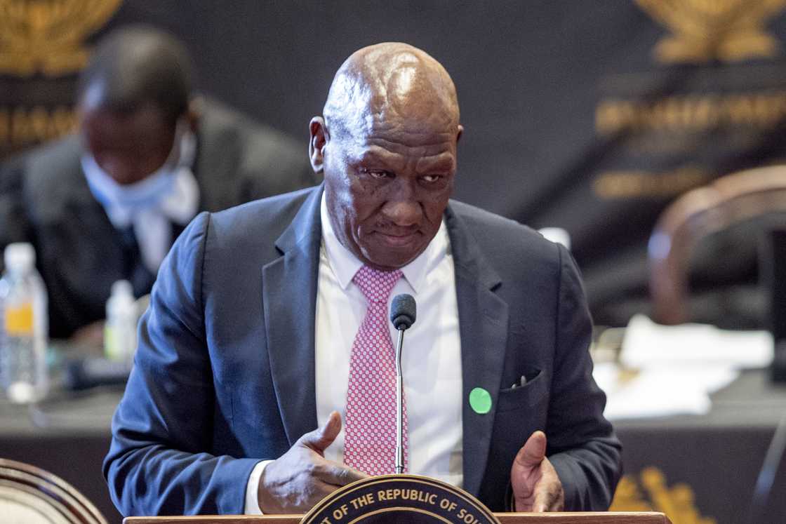 Bheki Cele in Cape Town Bheki Cele in Cape Town