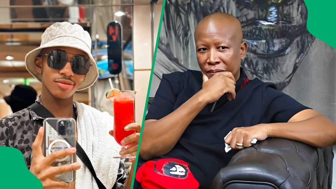 Netizens reacted to Malema being on 'Awkward Dates'.