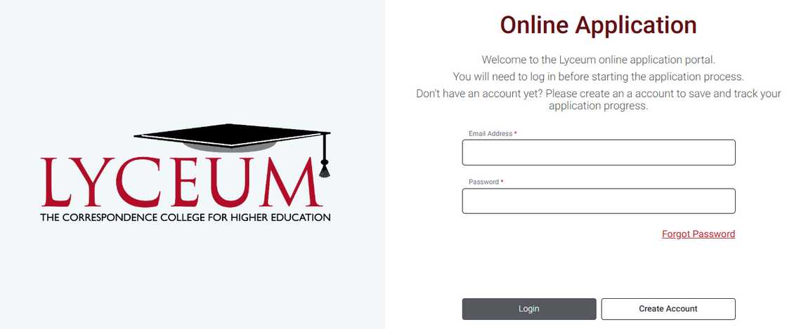 Lyceum College application portal Lyceum College application portal