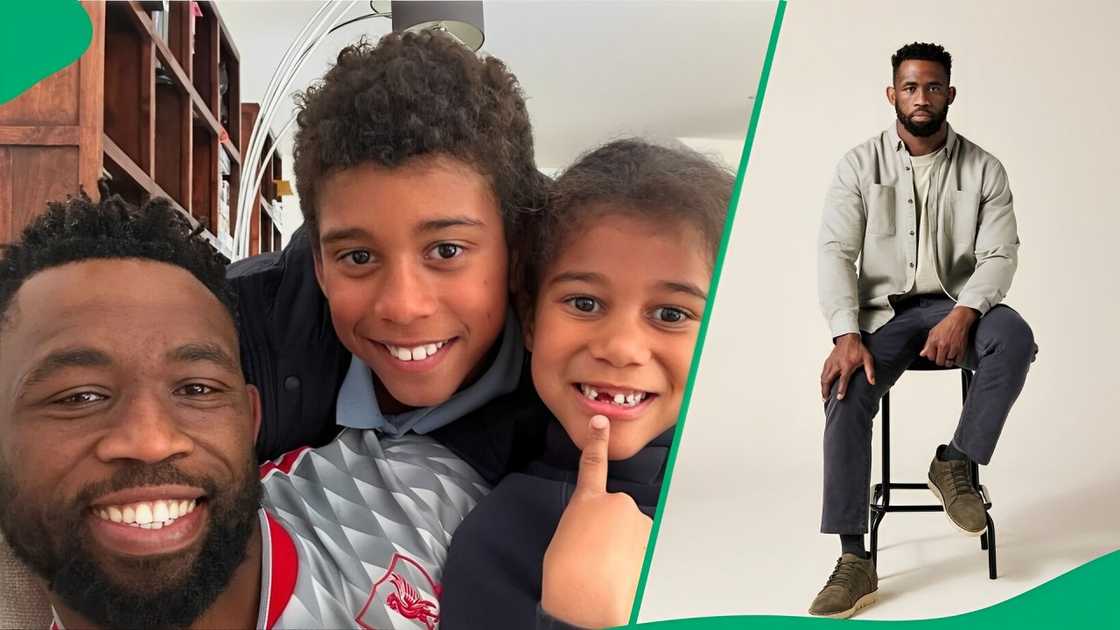Springbok captain Siya Kolisi was seen spending time with kids. Springbok captain Siya Kolisi was seen spending time with kids.