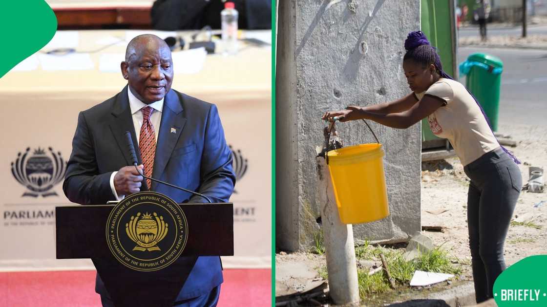 President Ramaphosa has highlighted plans to solve the water crisis President Ramaphosa has highlighted plans to solve the water crisis