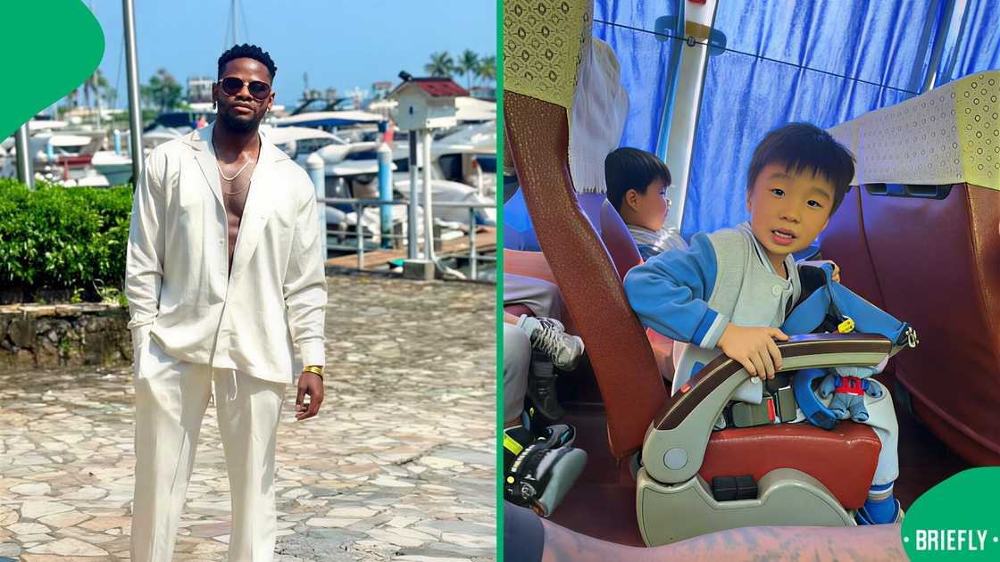 The teacher started with the simple greeting "Dumela," which the boy mastered well