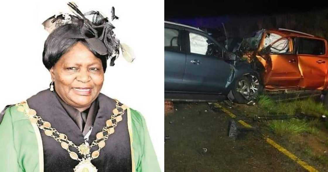 Head-on collision, Mpumalanga, Linah Malatjie, Mayor of Emalahleni Municipality Head-on collision, Mpumalanga, Linah Malatjie, Mayor of Emalahleni Municipality