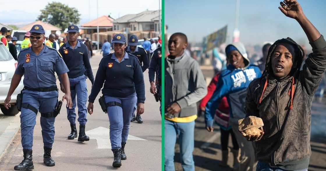 The SAPS was on high alert following reports of possible nationwide MK Party protest action. The SAPS was on high alert following reports of possible nationwide MK Party protest action.