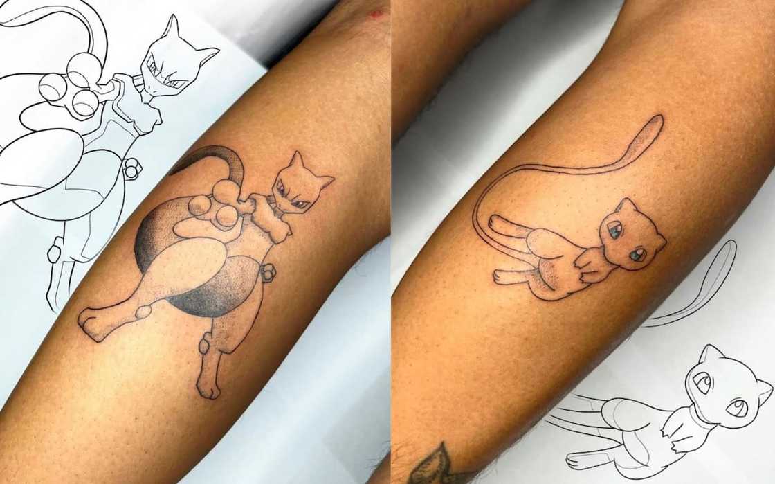 Mew y mewtwo Mew y mewtwo