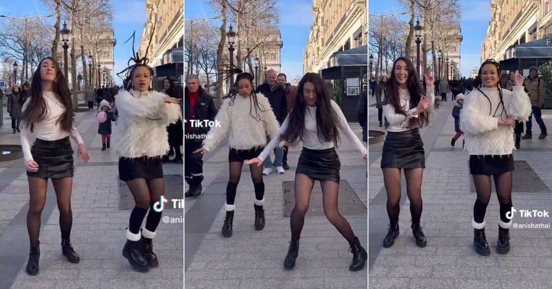 Women dancing to amapiano in Paris