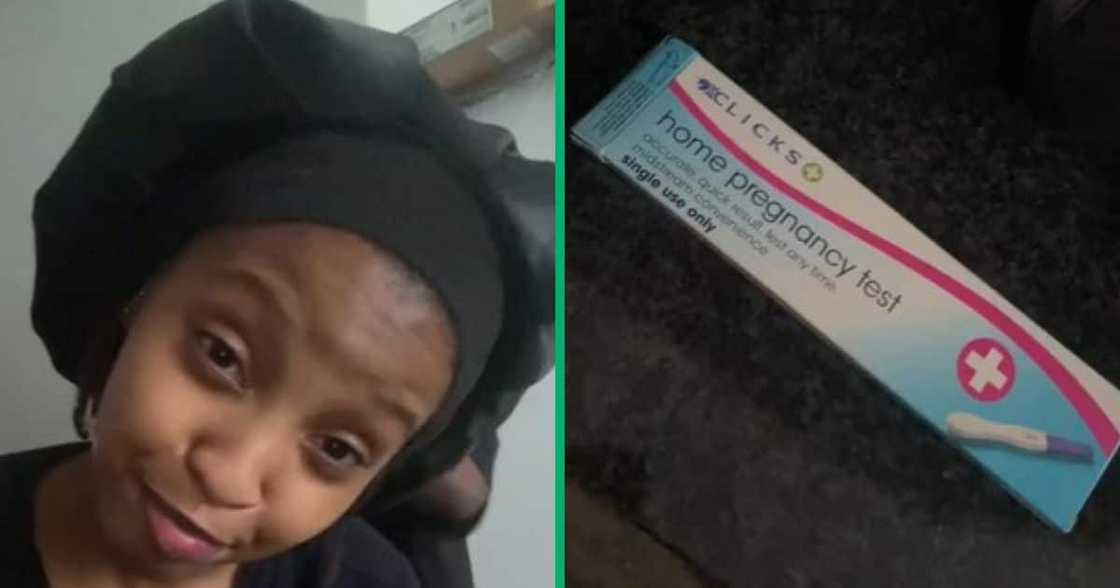 TikTok video shows couple's pregnancy test