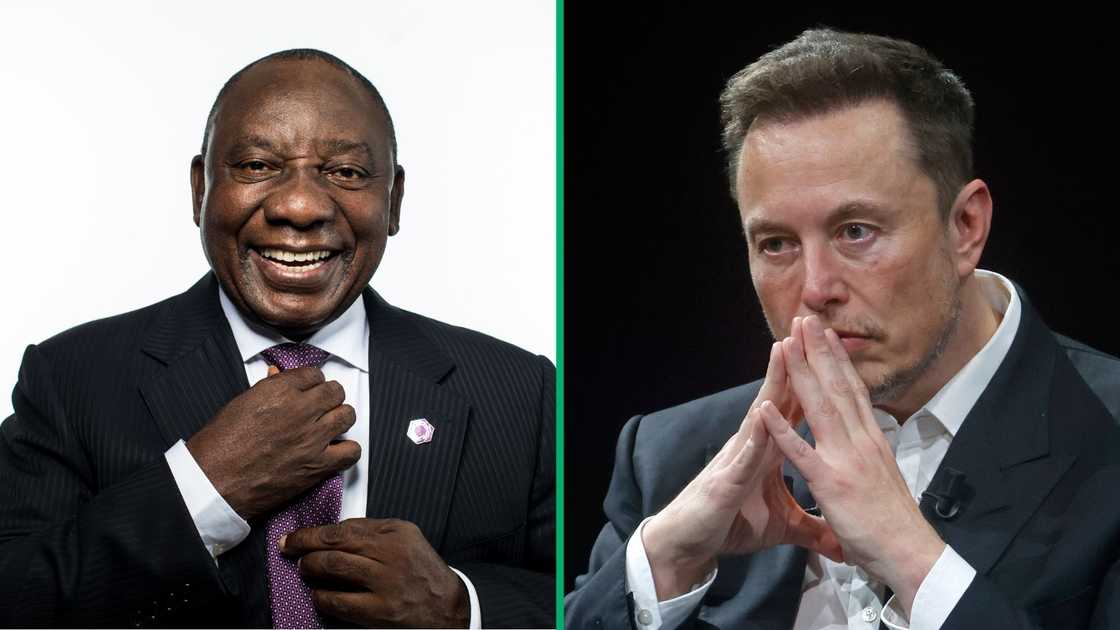 President Cyril Ramaphosa is in talks with Elon Musk.