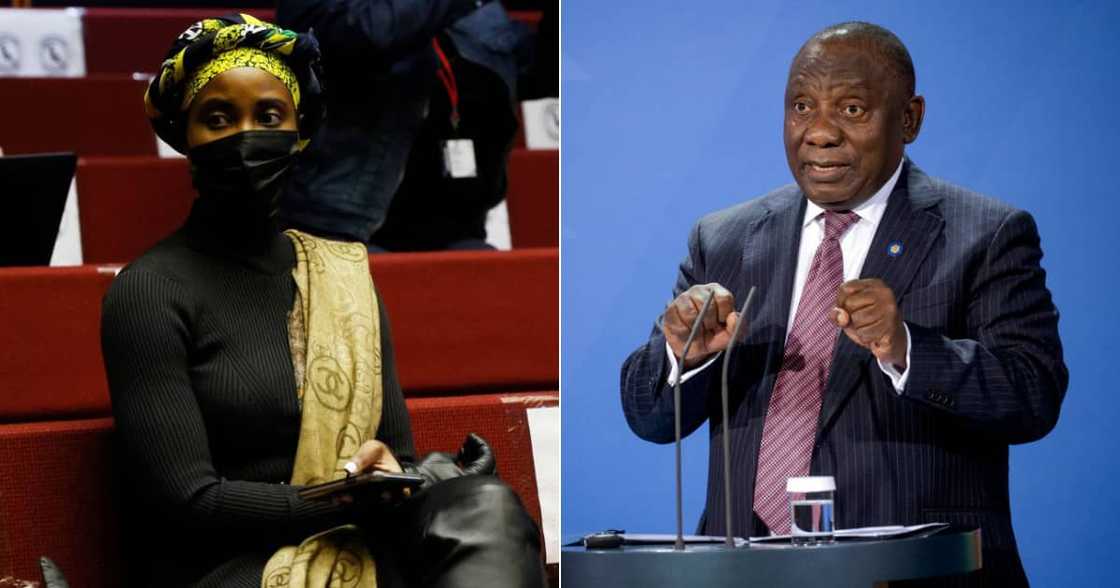 Duduzile Zuma, Cyril Ramaphosa, Shade, Social media reactions Duduzile Zuma, Cyril Ramaphosa, Shade, Social media reactions