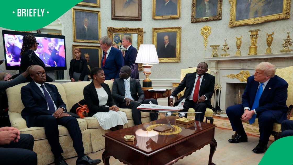 Donald Trump asked for the lights to be dimmed to allow for videos to be played Donald Trump asked for the lights to be dimmed to allow for videos to be played