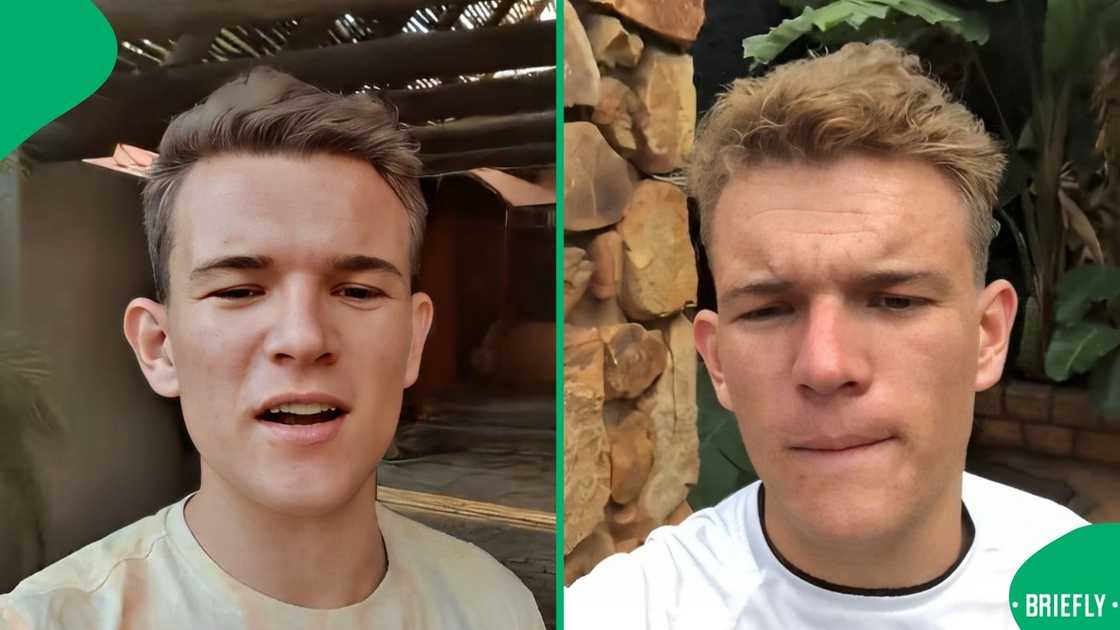 A young man danced with a domestic worker. A young man danced with a domestic worker.