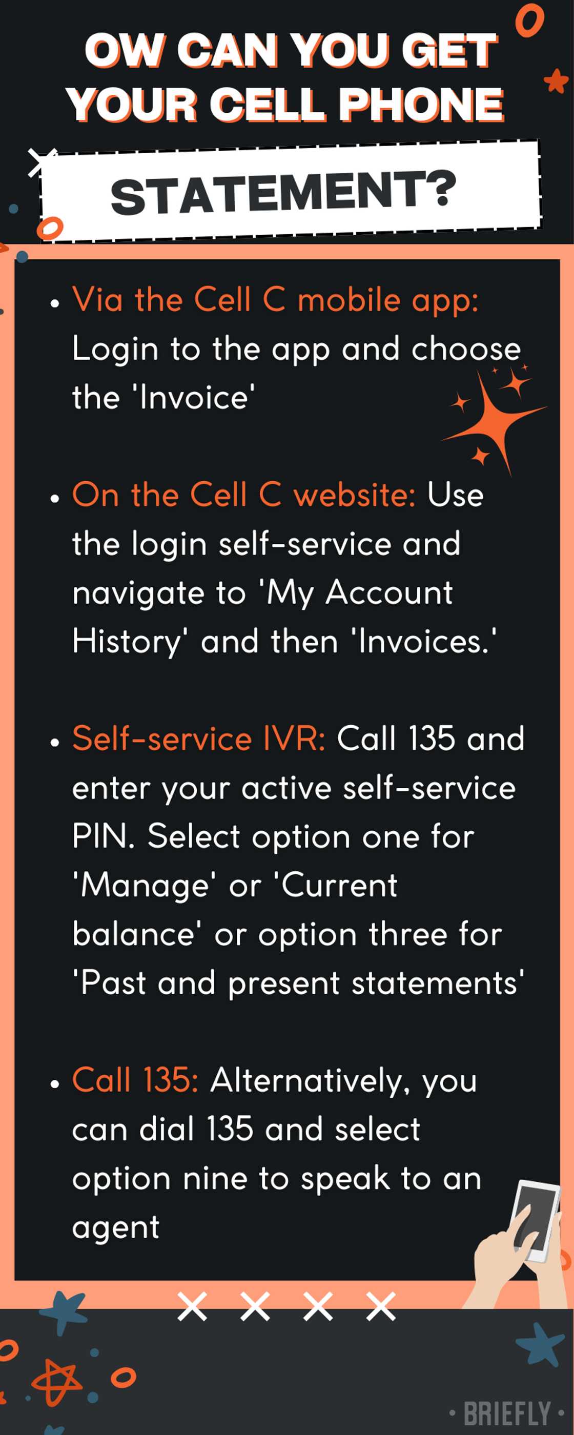 How can you get your cell phone statement? How can you get your cell phone statement?