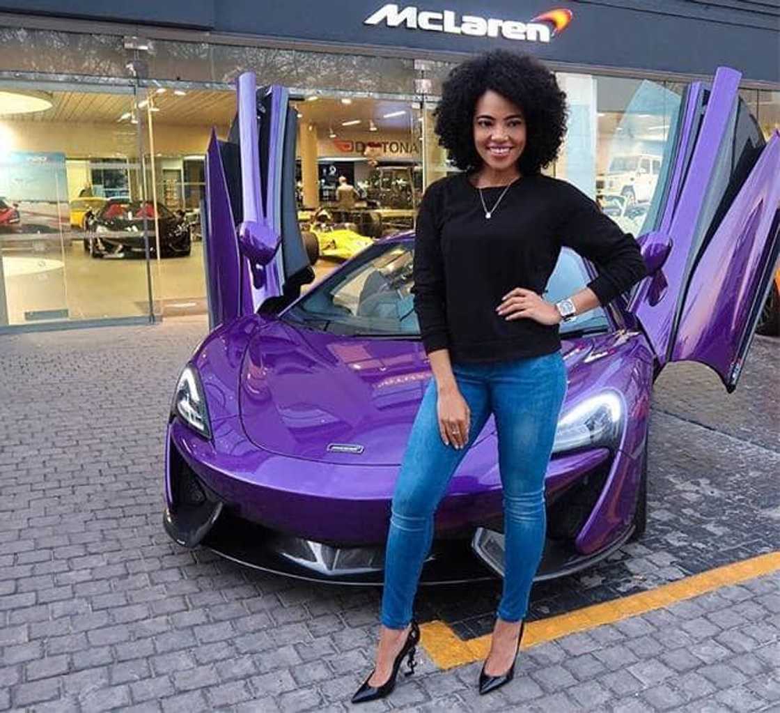 South Africa female celebrities with expensive cars South Africa female celebrities with expensive cars