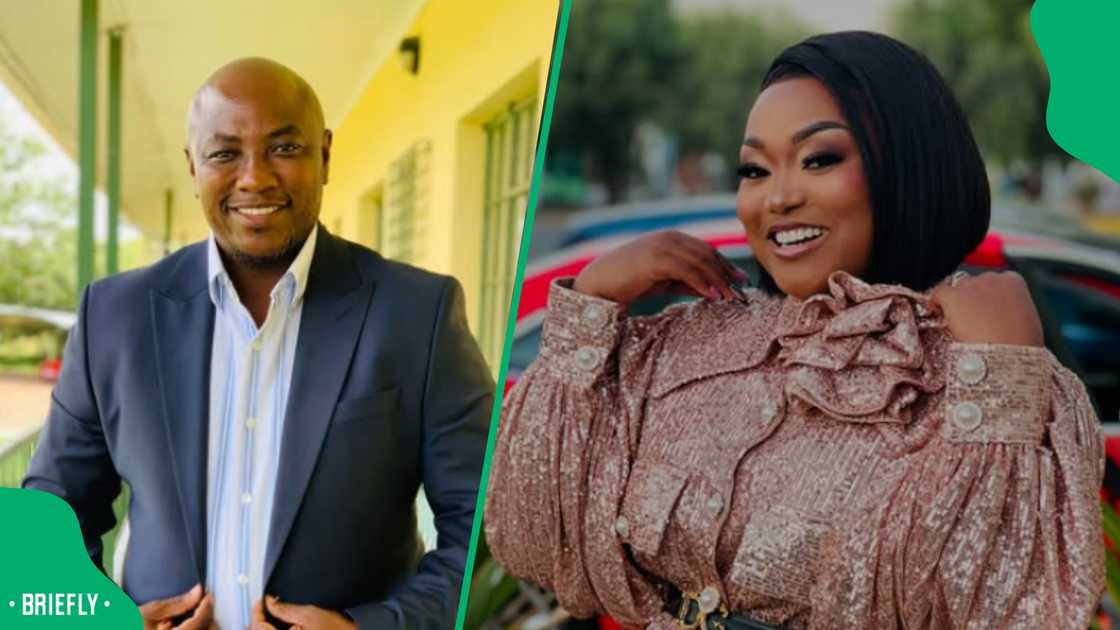 Netizens reacted to Thobile's response when she was asked if she still loves her husband