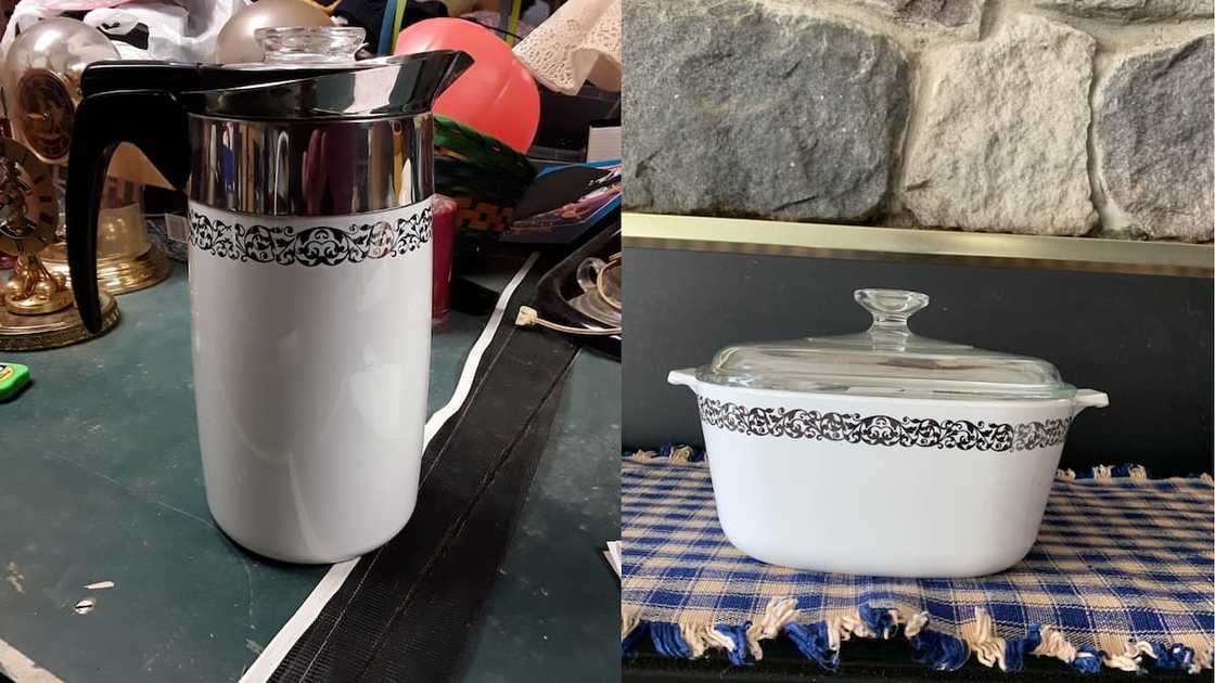 Platinum Filigree CorningWare Platinum Filigree CorningWare