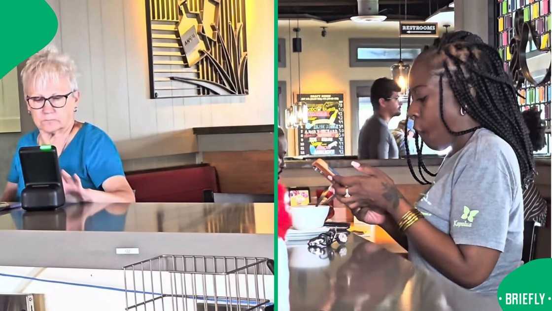 Two complete strangers warmed the hearts of many people online with their beautiful moment.