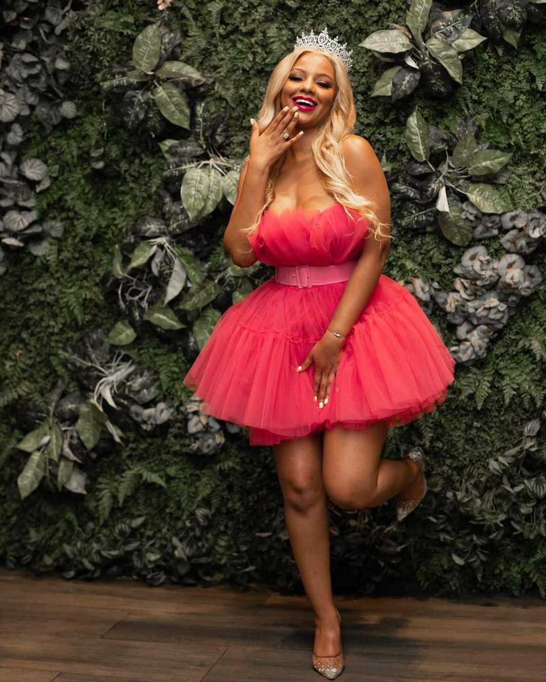 The playful pink dress The playful pink dress