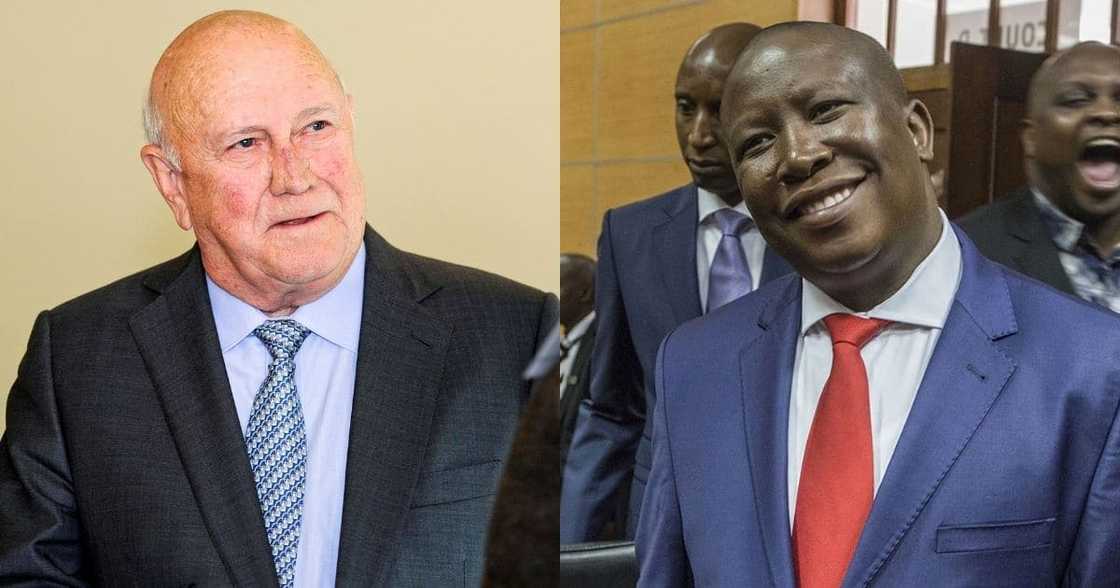 Julius Malema, Thuli Madonsela, FW de Klerk, Tito Mboweni, fires shots, condolences