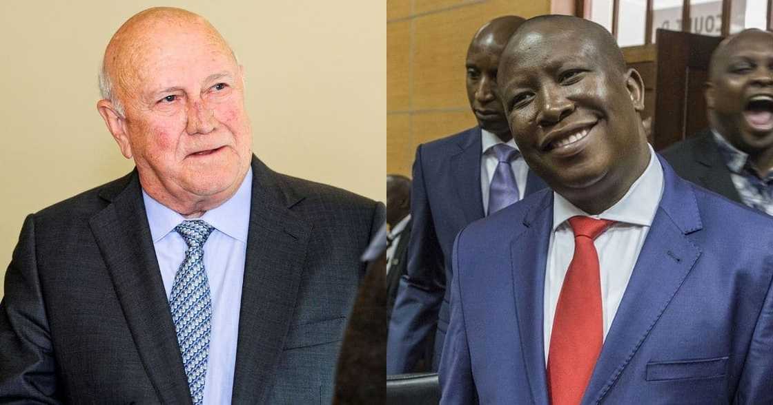 Julius Malema, Thuli Madonsela, FW de Klerk, Tito Mboweni, fires shots, condolences Julius Malema, Thuli Madonsela, FW de Klerk, Tito Mboweni, fires shots, condolences