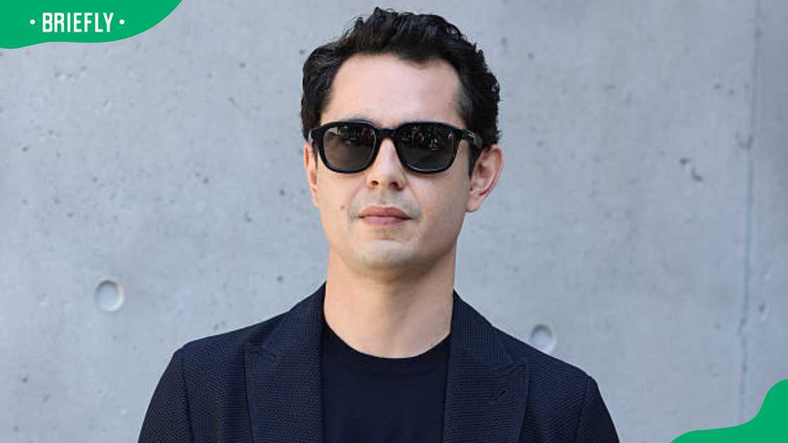 Max Minghella at the Giorgio Armani fashion show Max Minghella at the Giorgio Armani fashion show