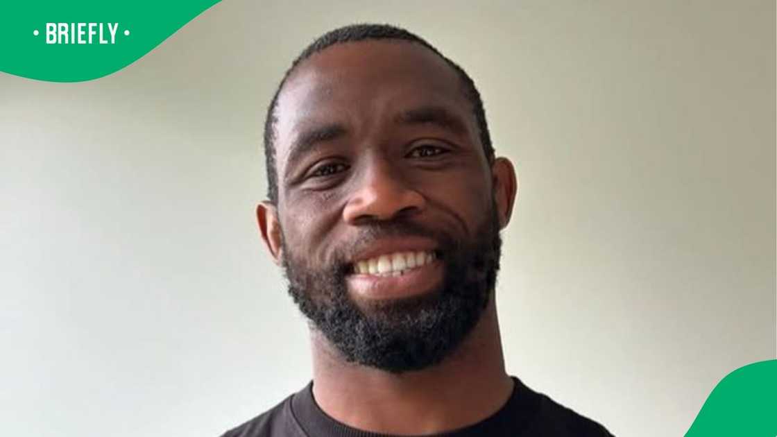 An Instagram picture of Siya Kolisi An Instagram picture of Siya Kolisi