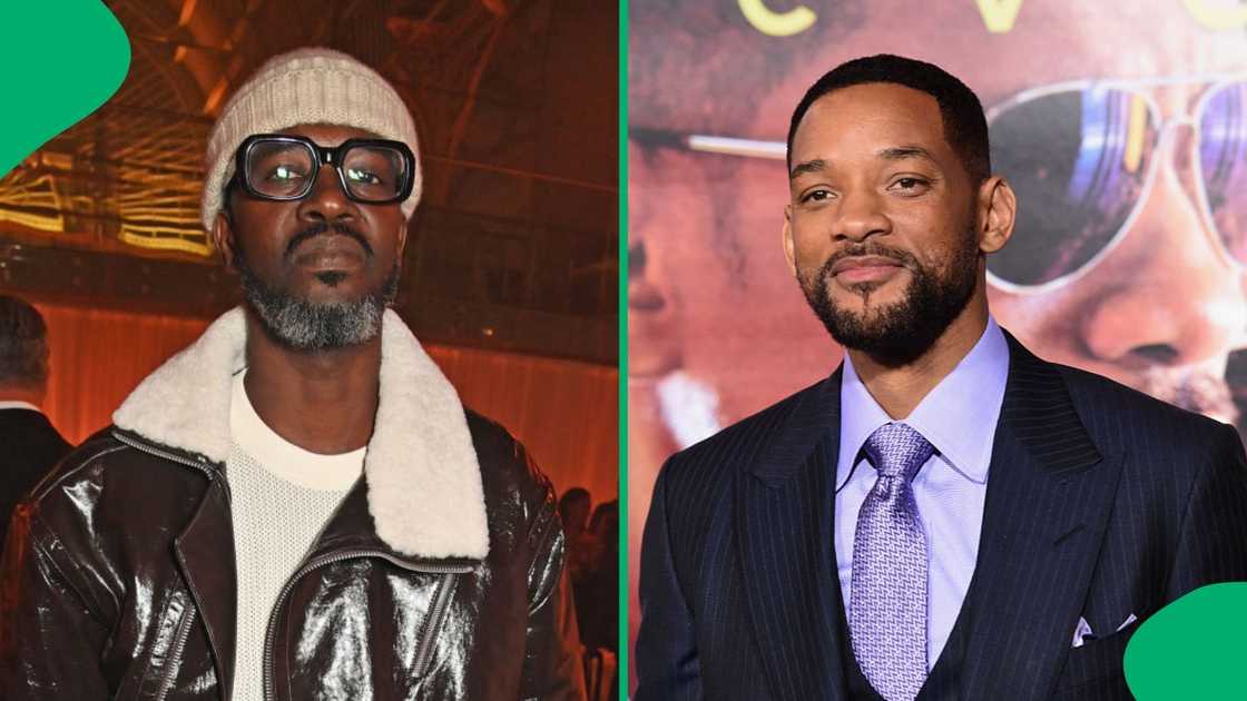 Black Coffee hung out with Will Smith. Black Coffee hung out with Will Smith.