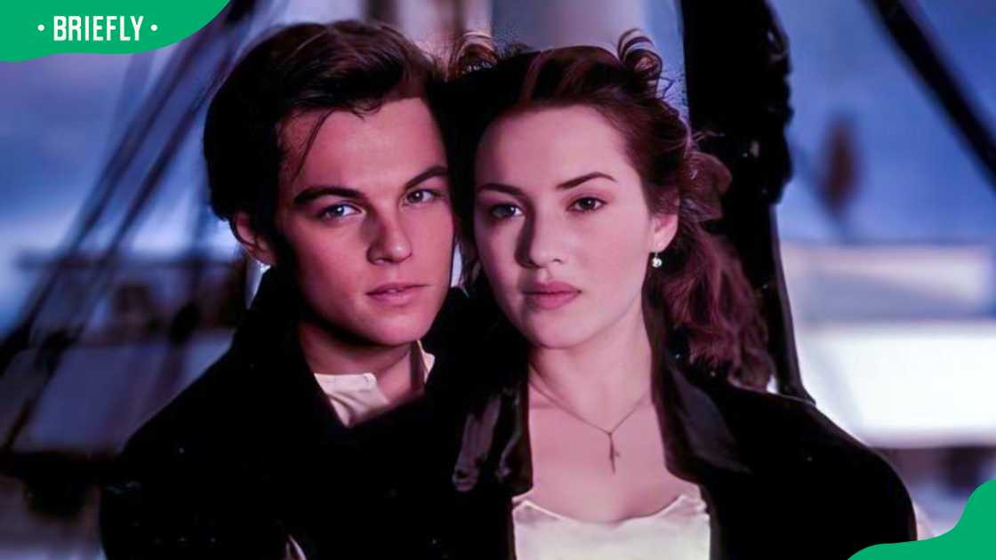 Jack and Rose in the 1997 film Titanic.