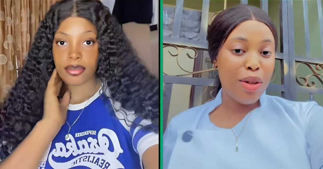 A woman took to TikTok to showcase her weight loss journey. A woman took to TikTok to showcase her weight loss journey.