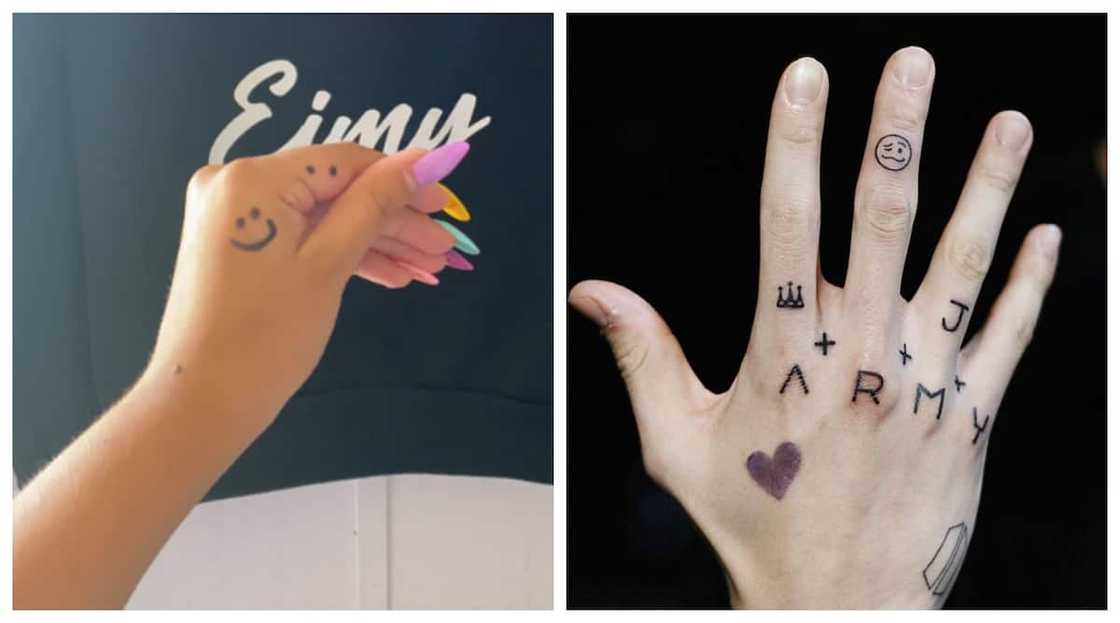 Hand tattoos small Hand tattoos small
