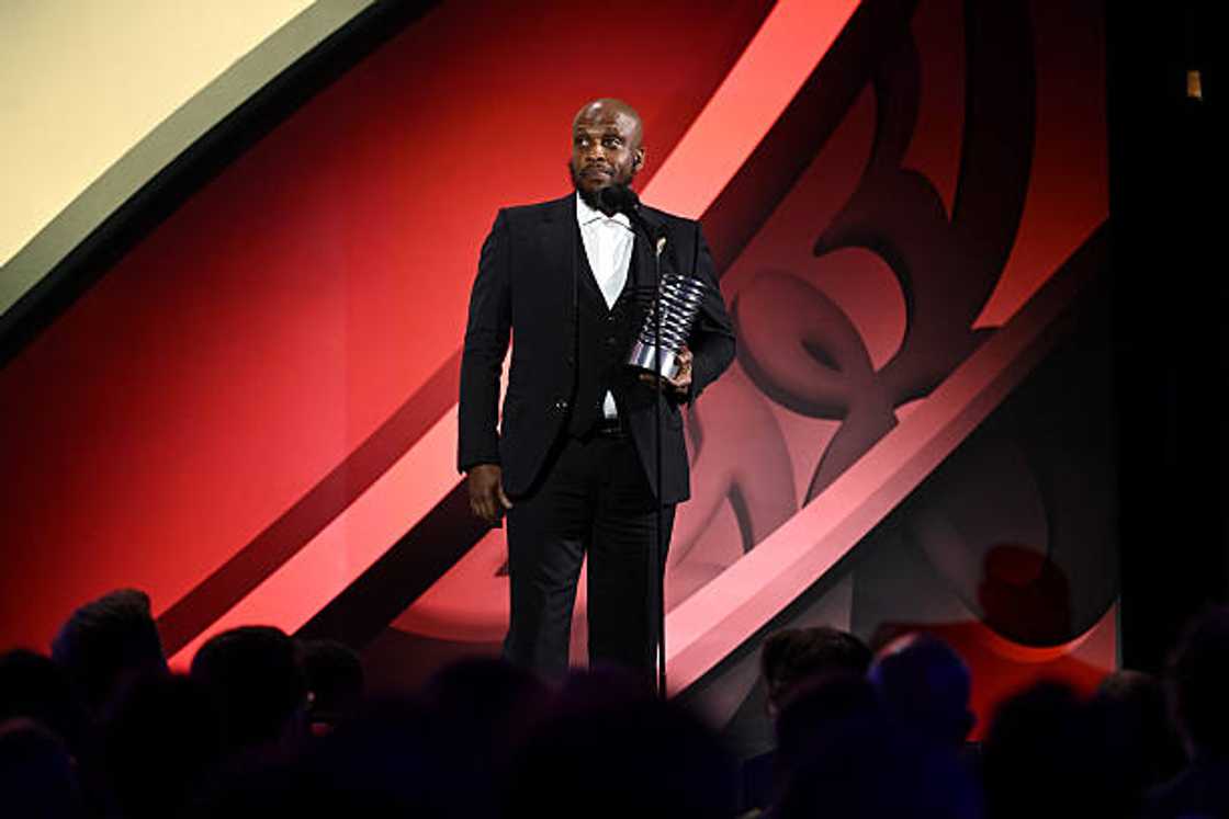 Ali Siddiq accepts an award during the 30th Annual Webby Awards at Cipriani Wall Street. Ali Siddiq accepts an award during the 30th Annual Webby Awards at Cipriani Wall Street.