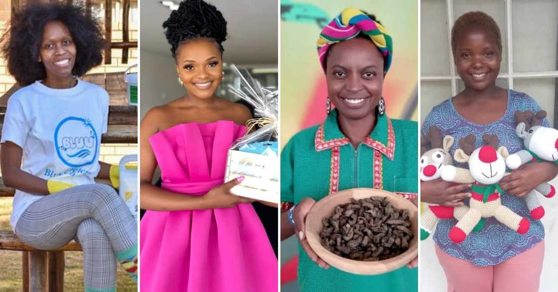 African businesswomen who produce detergents, make mopane worm chocolates, run adventure companies, and make woollen toys African businesswomen who produce detergents, make mopane worm chocolates, run adventure companies, and make woollen toys
