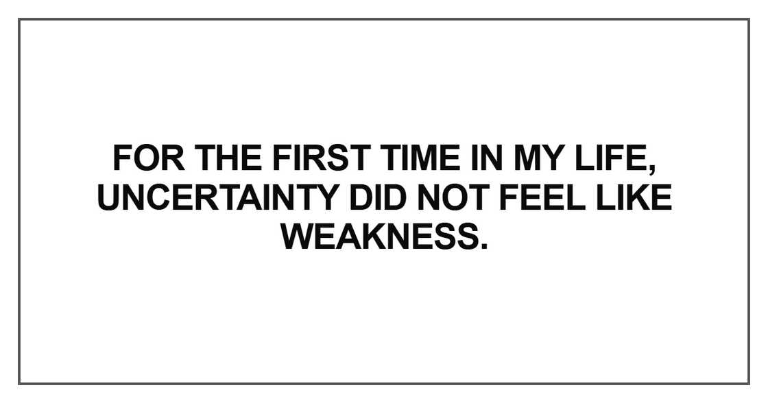For the first time in my life For the first time in my life