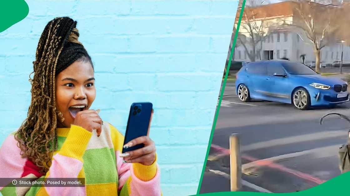 A group of Stellenbosch students' luxury cars were captured on camera. A group of Stellenbosch students' luxury cars were captured on camera.