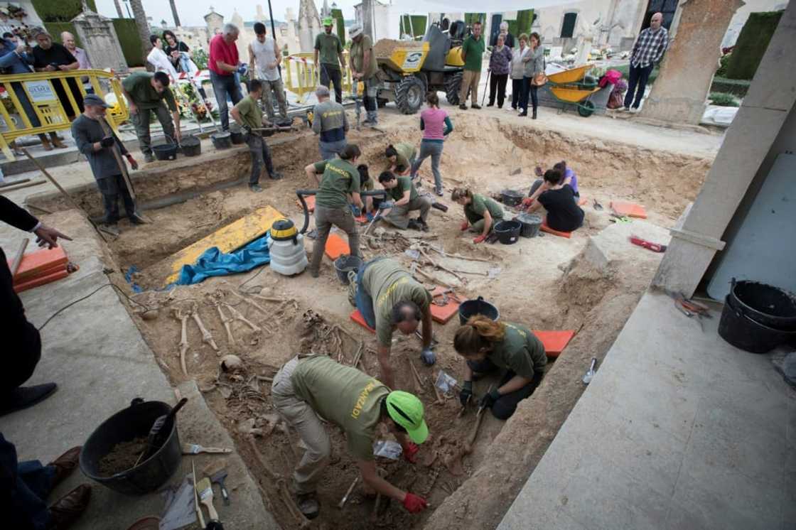 The bill will for the first time make unearthing mass graves a 'state responsibility' The bill will for the first time make unearthing mass graves a 'state responsibility'