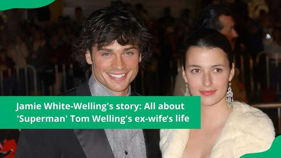 Tom Welling and his ex wife Jamie White Tom Welling and his ex wife Jamie White