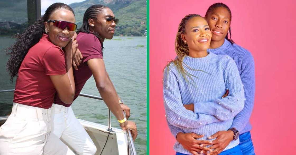 Halala Olympic Champion Caster Semenya And Wife Violet Raseboya Halala Olympic Champion Caster Semenya And Wife Violet Raseboya