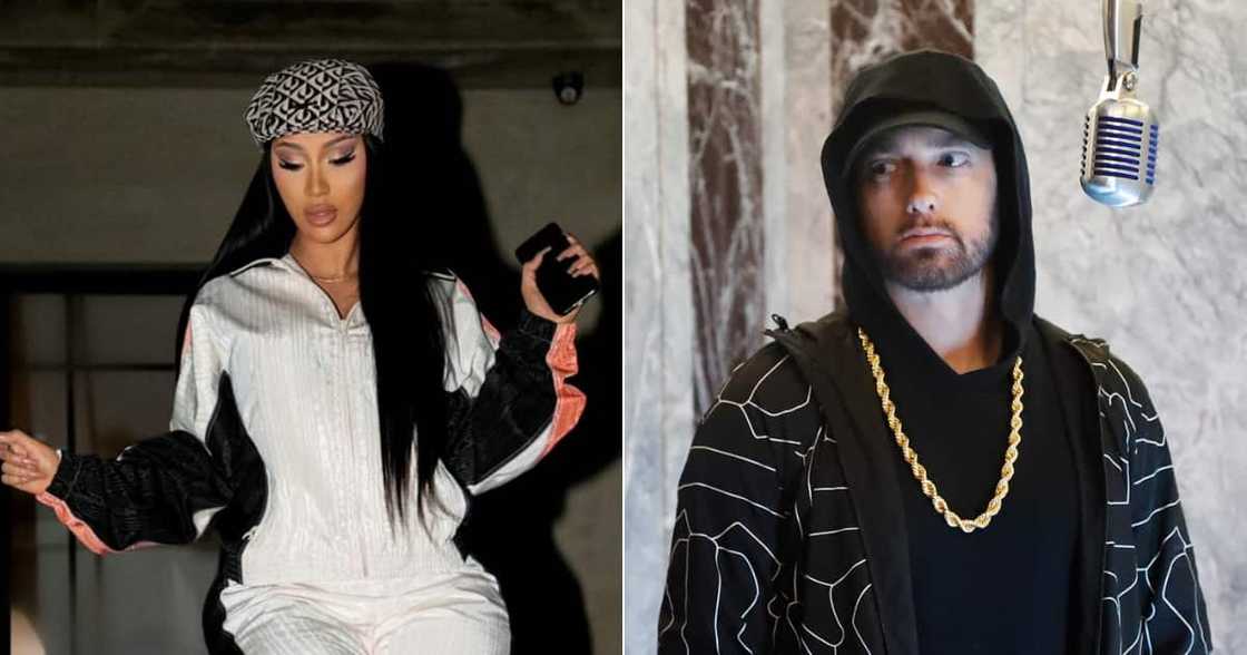 Cardi B denies rumours of Eminem snubbing a feature on her new album Cardi B denies rumours of Eminem snubbing a feature on her new album