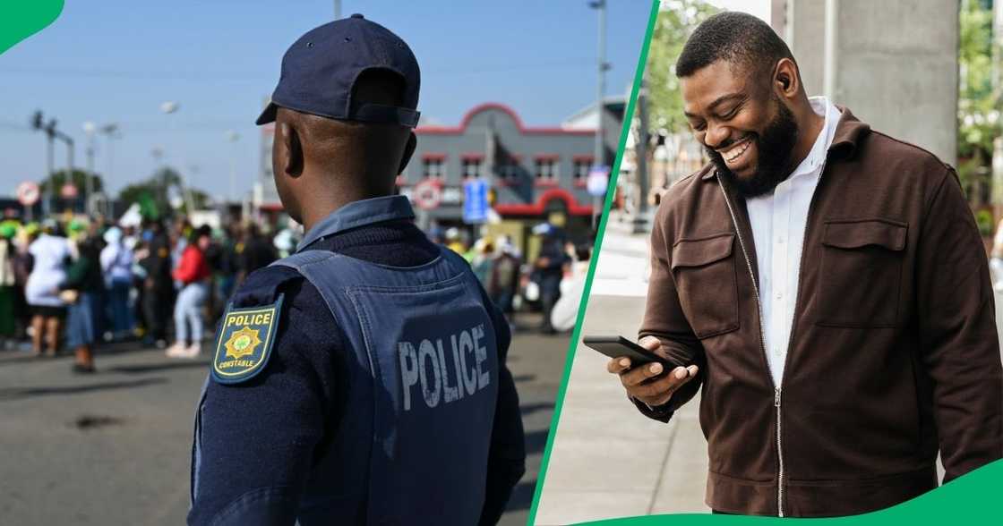 A teenager pulled a bold move and drank alcohol near a police officer. A teenager pulled a bold move and drank alcohol near a police officer.