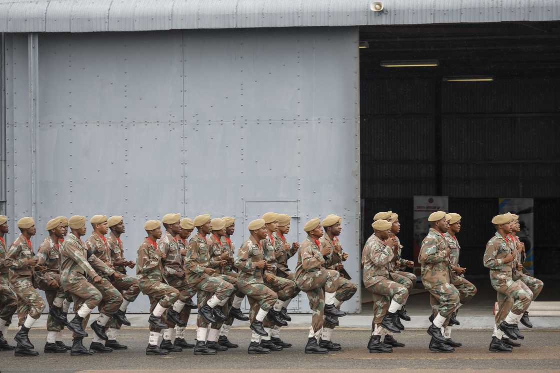 South African National Defence Force soldiers South African National Defence Force soldiers