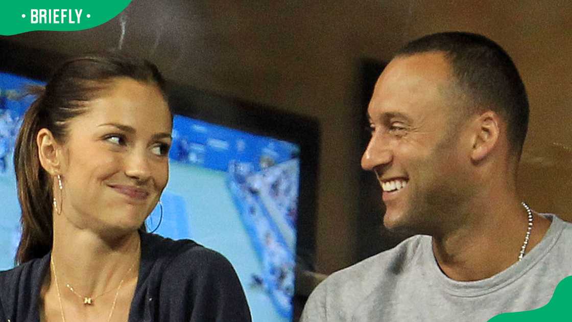 Minka Kelly and Derek Jeter at the USTA Billie Jean King National Tennis Centre in 2010 Minka Kelly and Derek Jeter at the USTA Billie Jean King National Tennis Centre in 2010