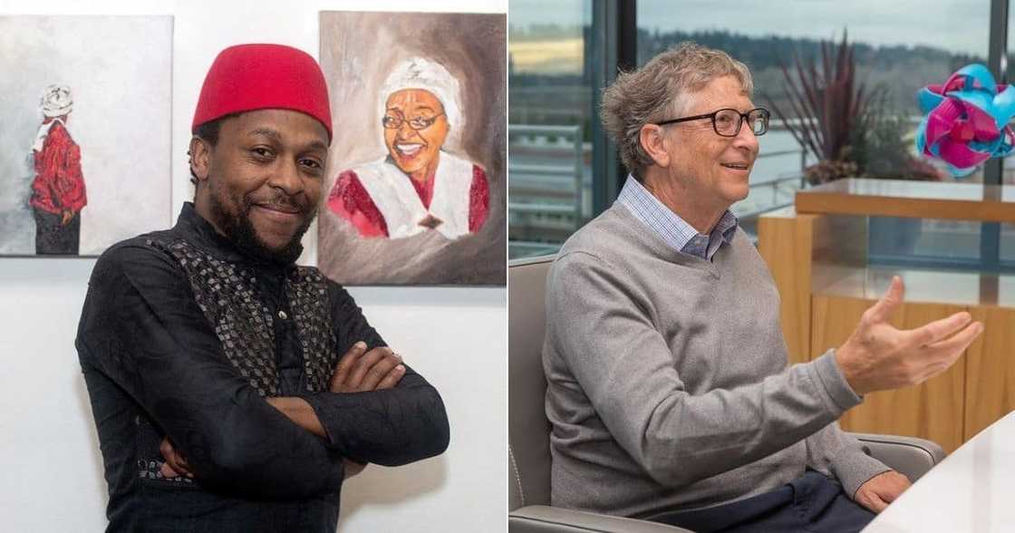 EFF leader Mbuyiseni Ndlozi has shared a video of Bill Gates explaining the internet 25 years ago. Image: @MbuyiseniNdlozi/@thisisBillGates/Instagram