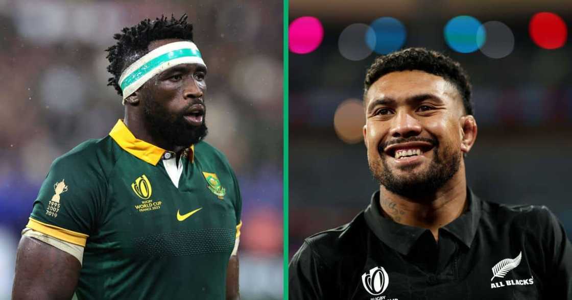 Springbok captain Siya Kolisi and All Blacks player Ardie Savea will be representing their nations at the Rugby World Cup finals Springbok captain Siya Kolisi and All Blacks player Ardie Savea will be representing their nations at the Rugby World Cup finals
