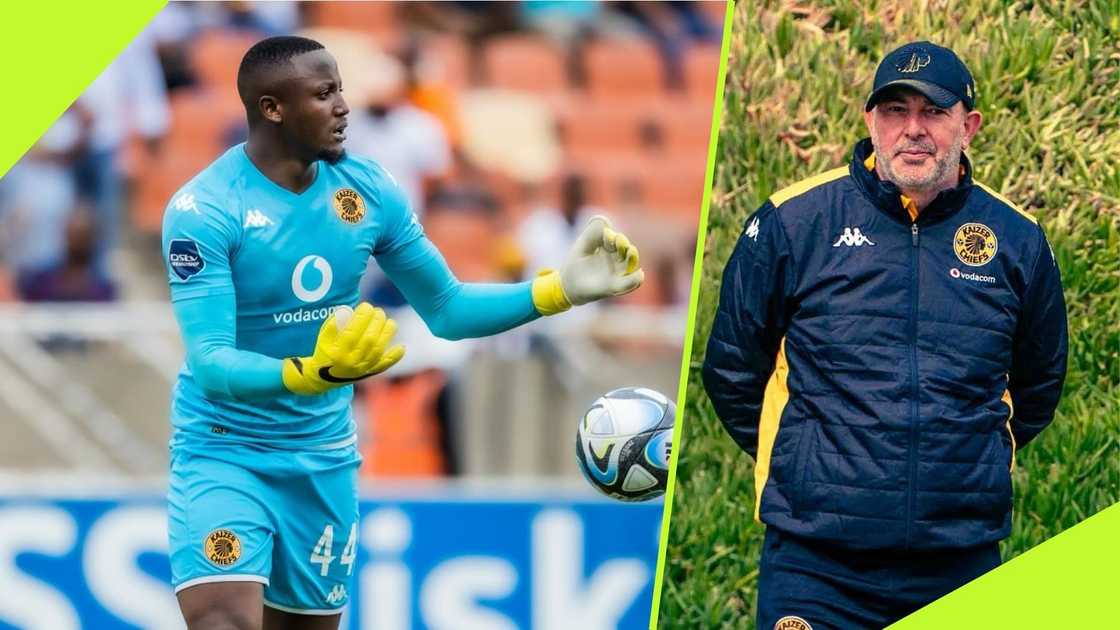Bruce Bvuma has noted a change under new coach Nasreddine Nabi. Bruce Bvuma has noted a change under new coach Nasreddine Nabi.